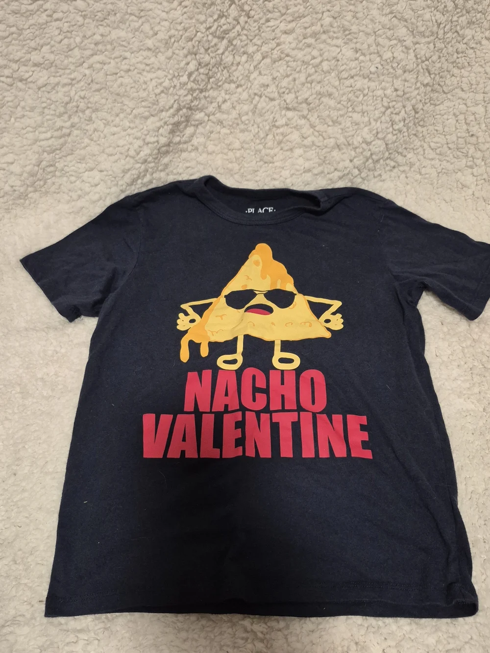 The Children's Place Navy Nacho Valentine Graphic Tee